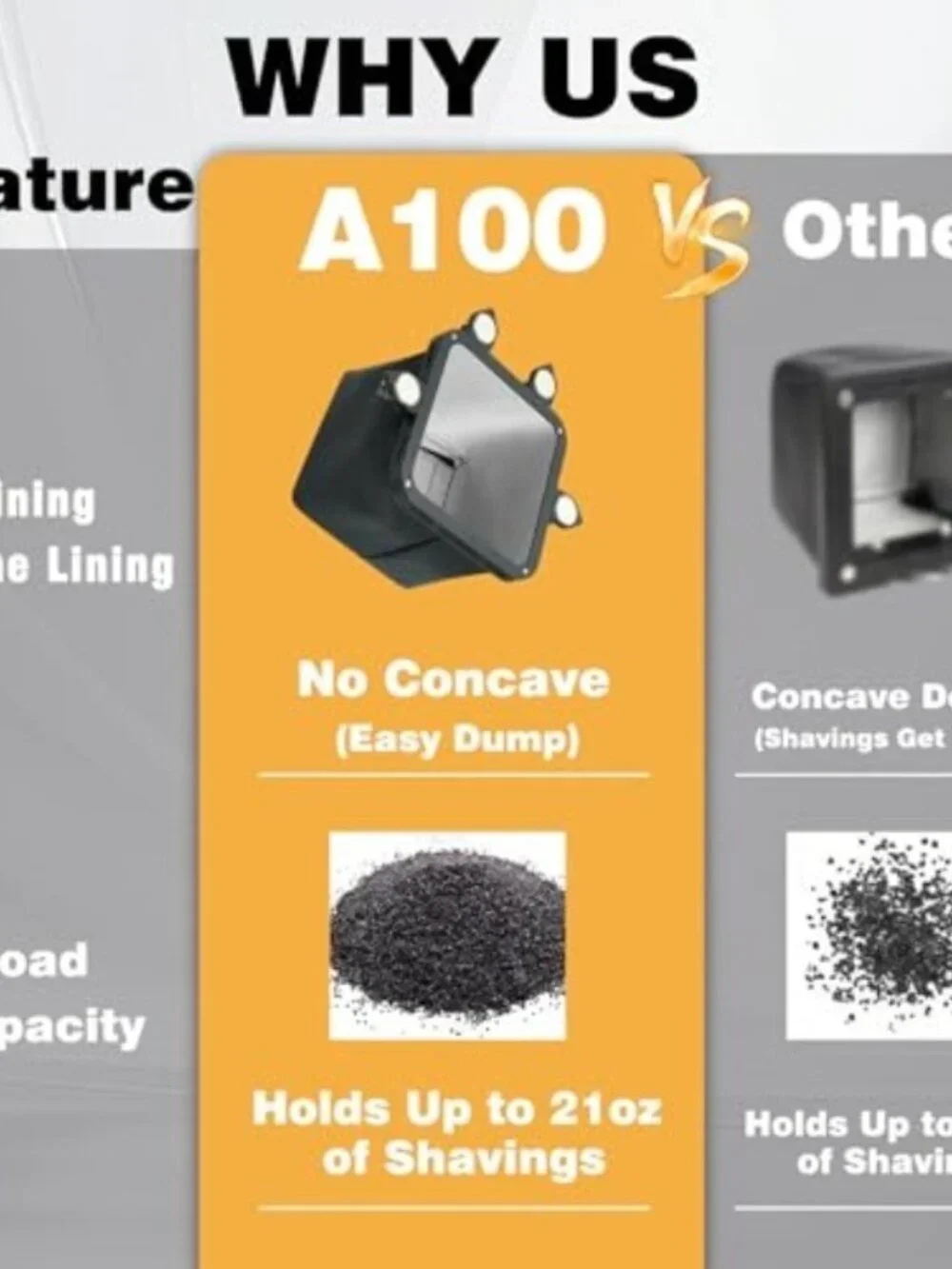 2 Small Magnetic Metal Shaving Catcher, Adjustable Electrical Dirt Bag 4 Movable